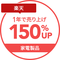 楽天1年で売上150%UP