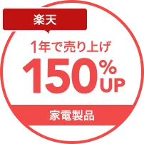 楽天1年で売上150%UP